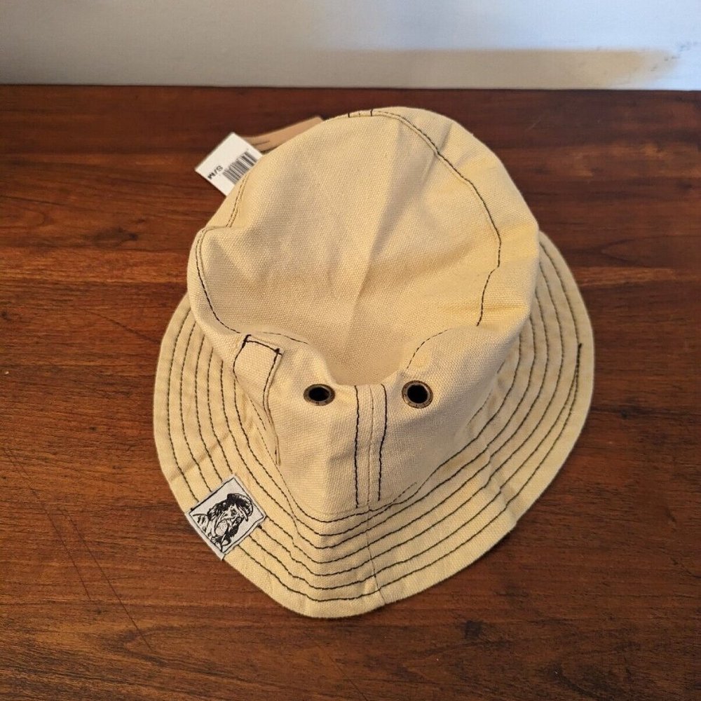 Solifornia NWT Cotton Twill Bucket Hat Size S/M Khaki Fishing Hat